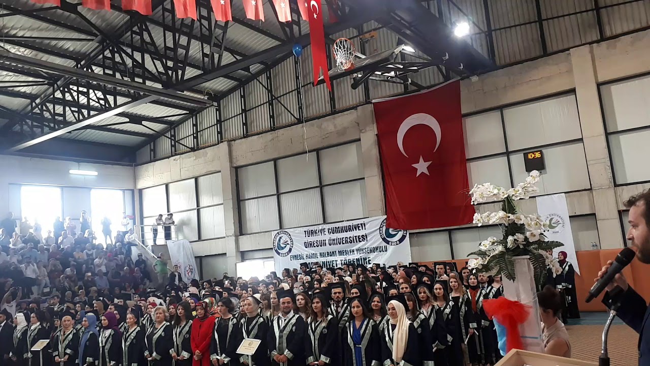 EYNESİL  KAMİL  NALBANT  MESLEK  YÜKSEK OKULU KEP TÖRENİ