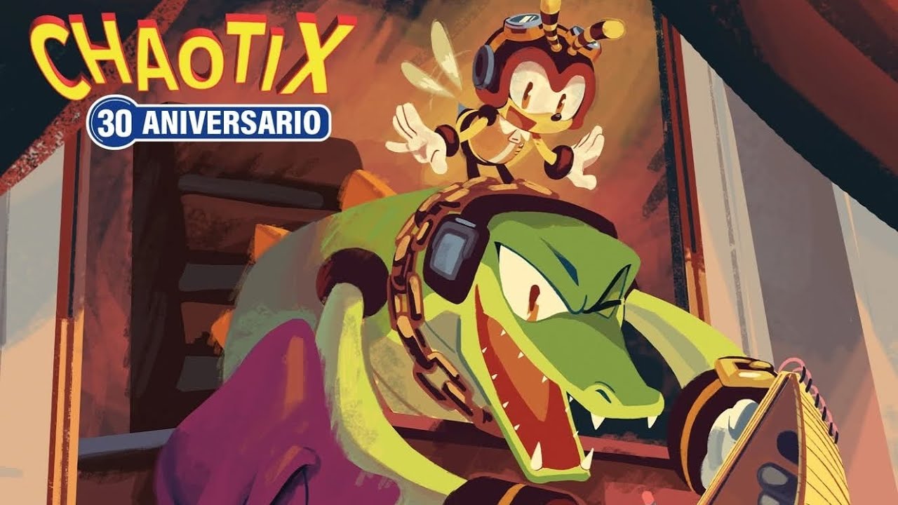 Sonic idw 30 aniversario chaotix
