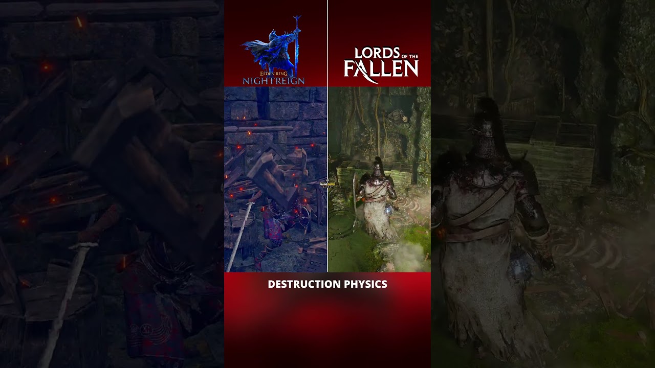 Elden Ring Nightreign vs Lord of the Fallen - Destruction Physics