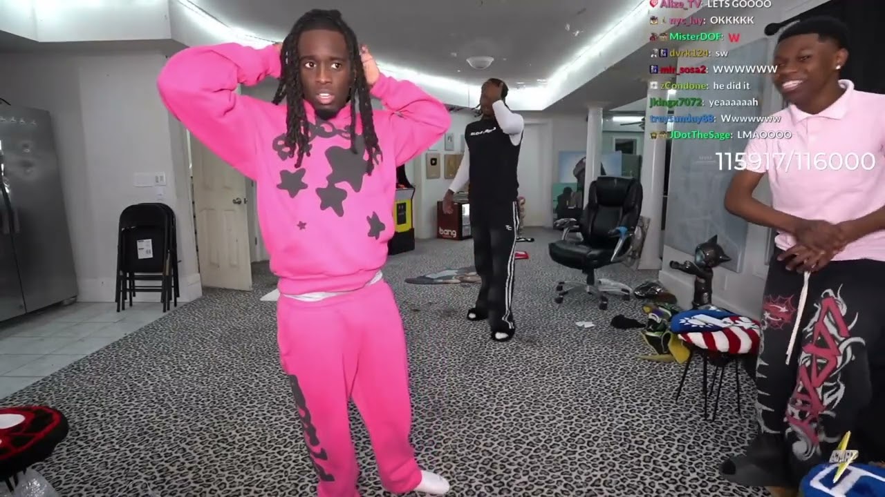 Duke Dennis comes on Kai Cenat's stream and teaches Rakai and Kai how to Backflip ! First Try !