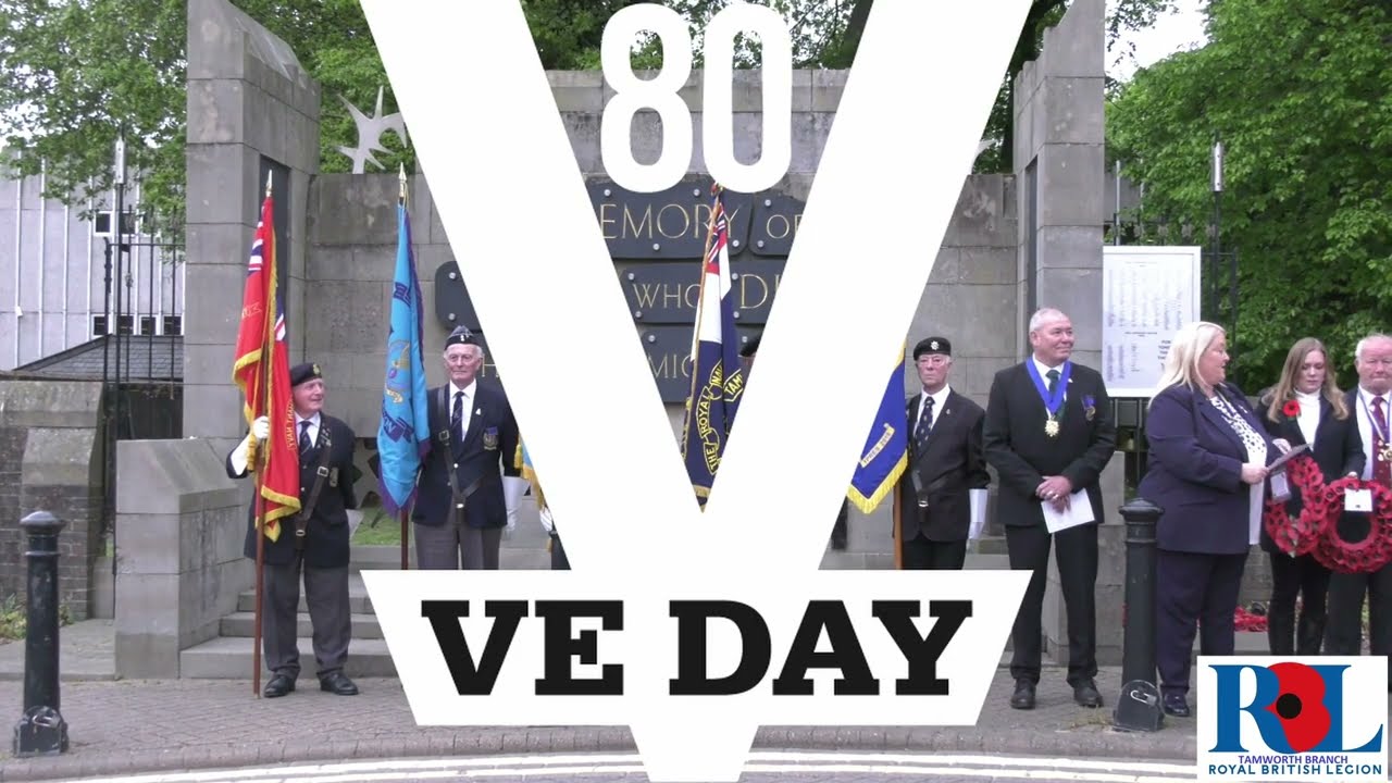 Tamworth Royal British Legion VE 80 Service