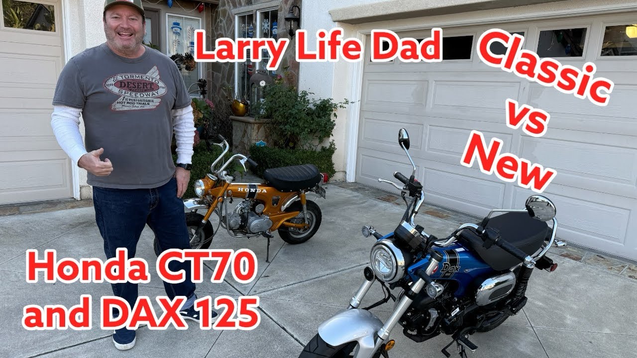 Honda Classic против New! CT70 и DAX 125 1971 года. 🏍️