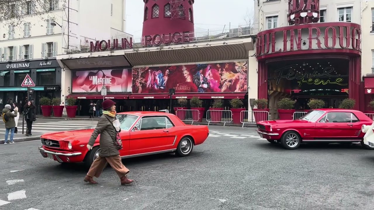 La Traversée de Paris du dimanche 14 janvier 2024, voitures anciennes à Paris 9eme !!