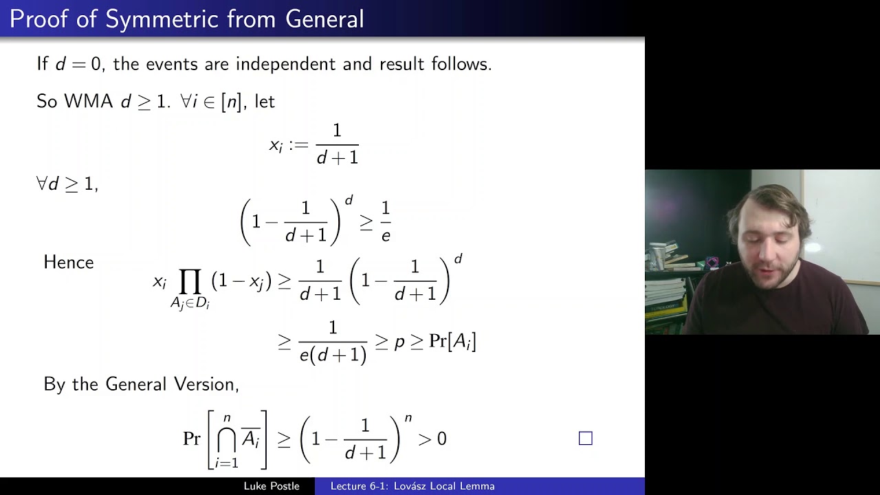 Probabilistic Methods 6-1: Local Lemma