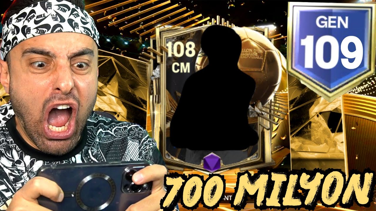 109 GEN ? 700 MİLYONLUK BALLONDOR ÇIKTI 😱 EA FC MOBİLE 25 PAKET AÇILIMI !