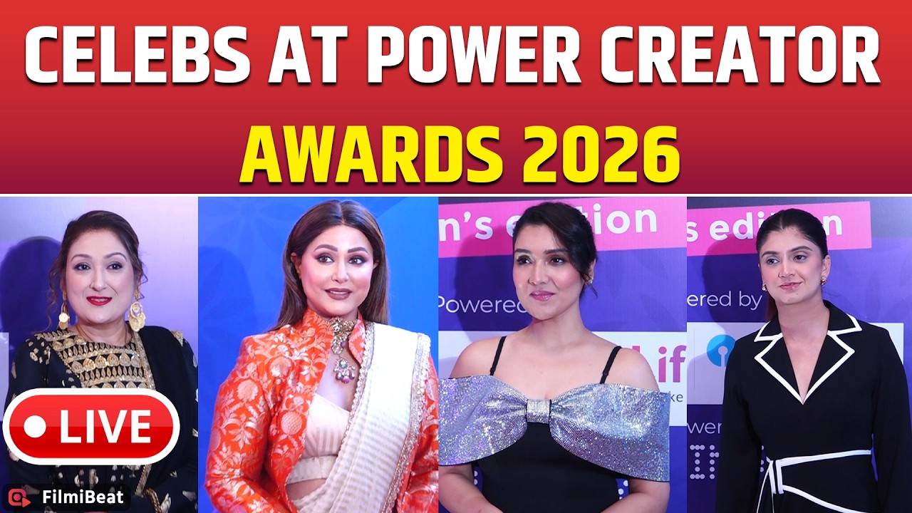 Power Creator Awards 2026: Hina Khan, Sunita Ahuja, Gurleen Pannu & Other Celebs Spotted!