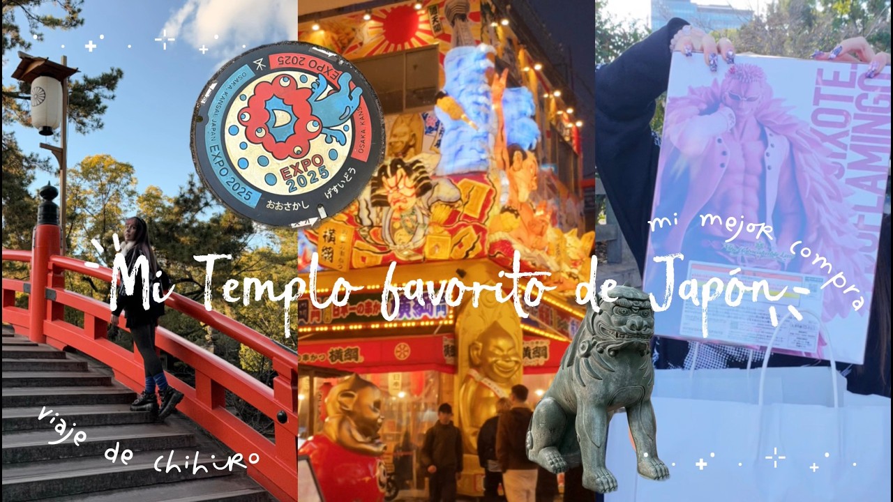 VLOG JAPÓN EP5 🌸 Llegamos a Osaka y conocí el Templo más bonito de Japón