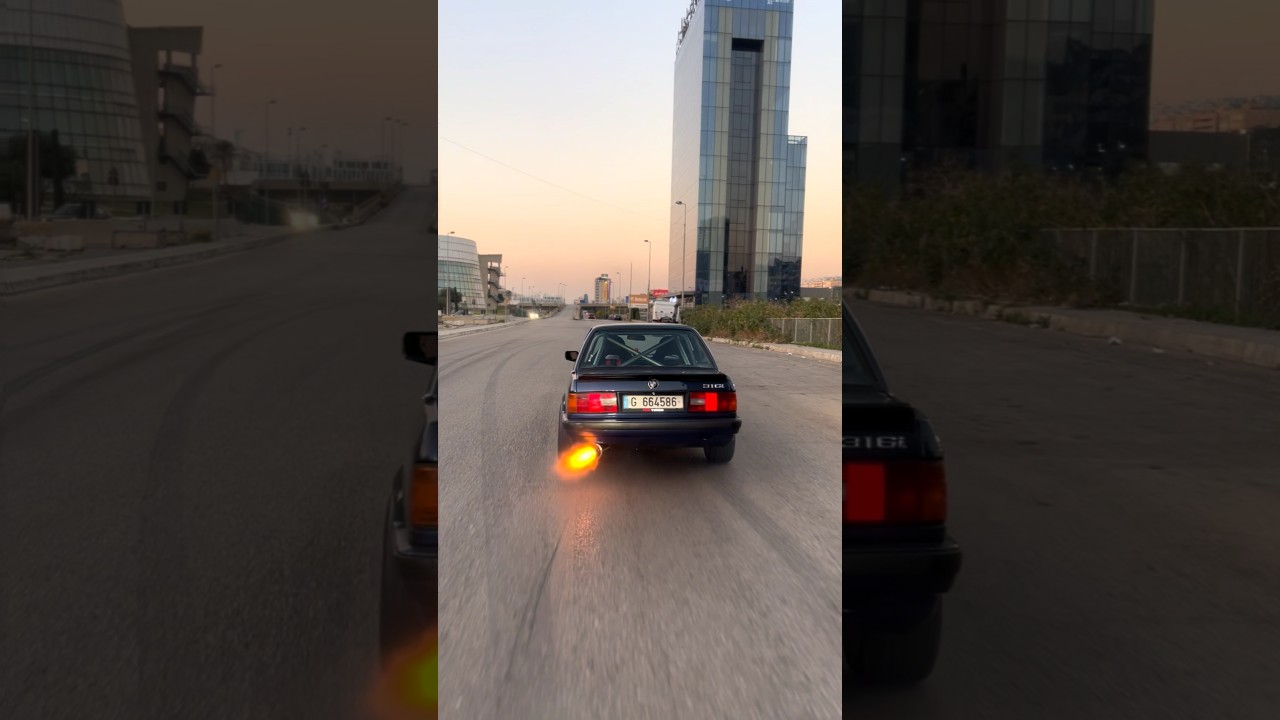 Bmw E30 M50 Turbo Rolling Antilag launch (700hp+)
