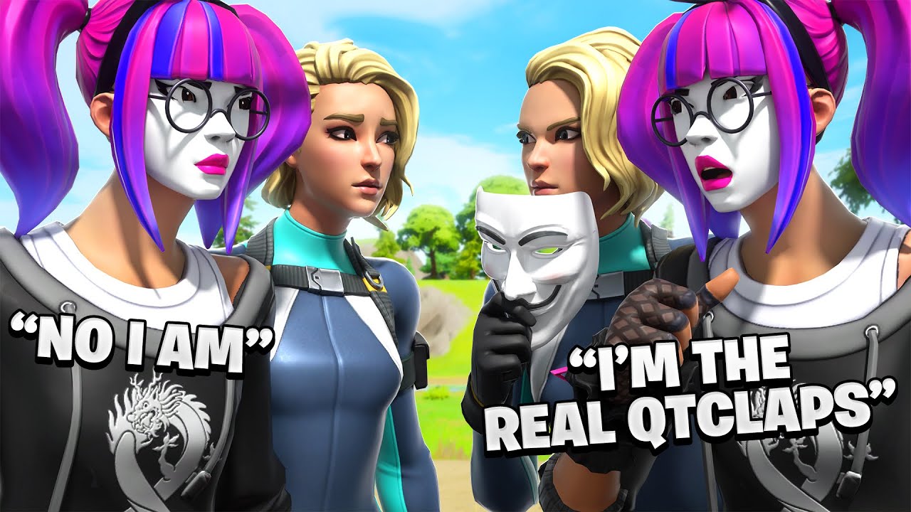 Я нашел поддельные SOAR ZAXY и QTCLAPS в Fortnite..... (токсичный режим 2 на 2 против самозванцев)