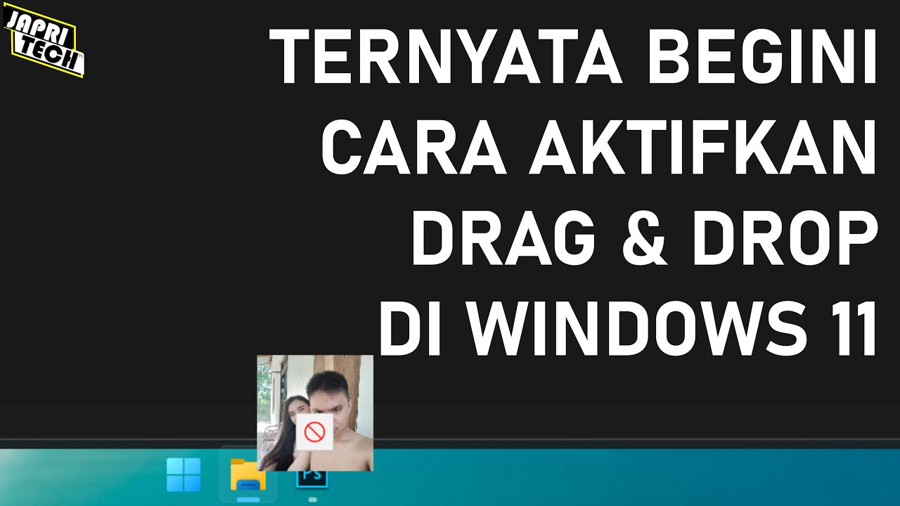 Drag and Drop di Windows 11