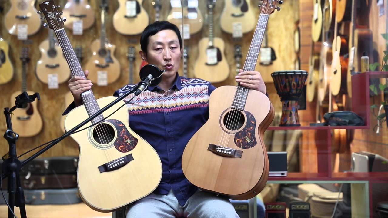 Maton EGB808TE vs SRS808 guitars