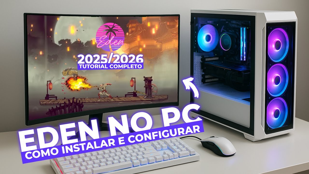 Como Instalar e Configurar o EDEN Emulator no PC 2026 #emulator
