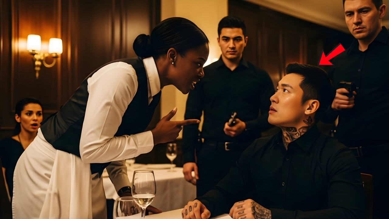 “Man, Don't You Dare” Fearless Black Waitress Warns The Korean Mafia Boss, What Happened Next Shocke
