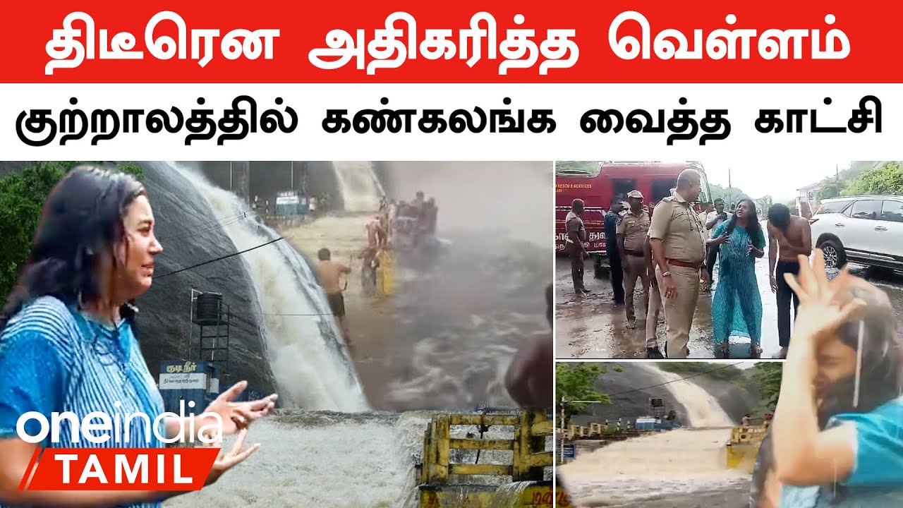 Kutralam Waterfalls | திடீரென குற்றாலத்தில் கொட்டிய வெள்ளம்....காவு வாங்கிய காட்டாறு..என்ன ஆனது?