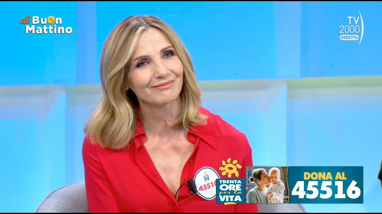 Di Buon Mattino (Tv2000) - L’impegno di Lorella Cuccarini con 30 ore per la vita