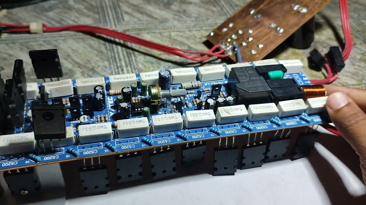 yatec amp1202 1200w mono power amplifier biasing adjust new short vedio