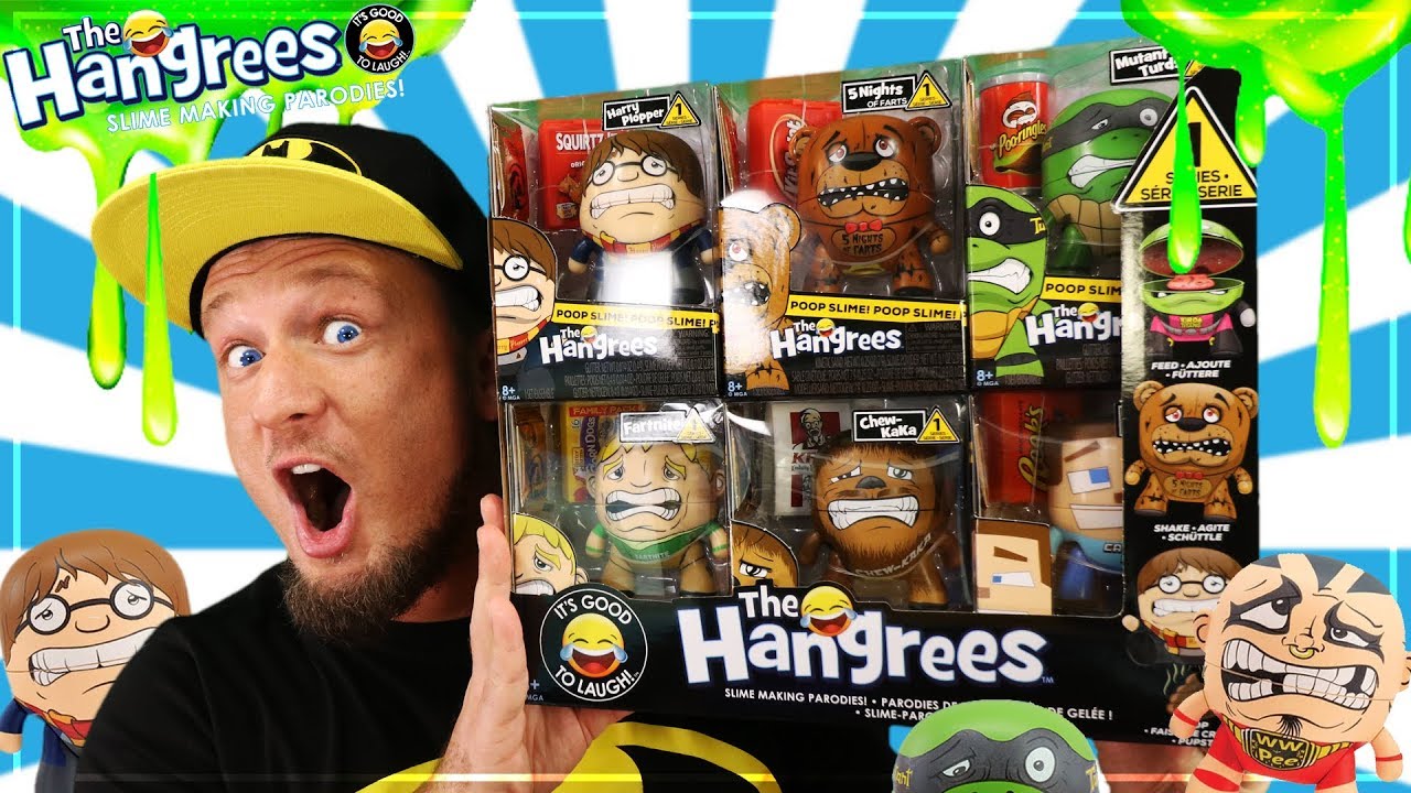 The Hangrees SCHLEIM DISPLAY Unboxing Deutsch 💩 SERIE 1