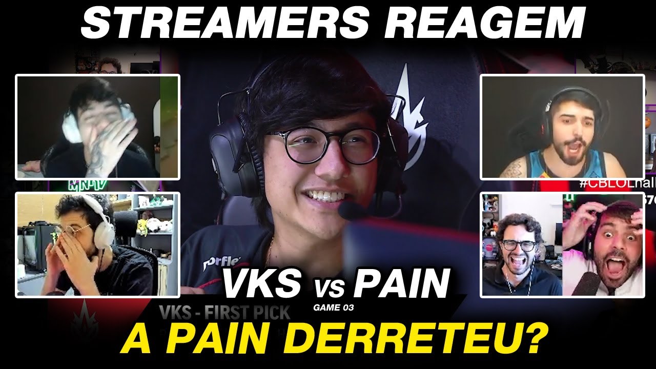 STREAMERS REAGEM: A PAIN DERRETEU CONTRA KEYD | PNG vs VKS (GAME 03)