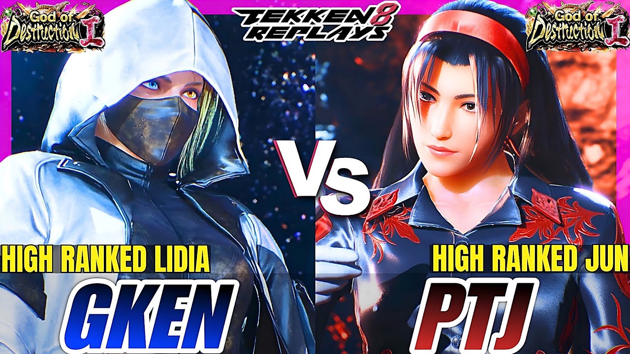 Tekken 8 - GKen (Lidia) vs PTJ (Jun) - High Level Ranked Match Replay