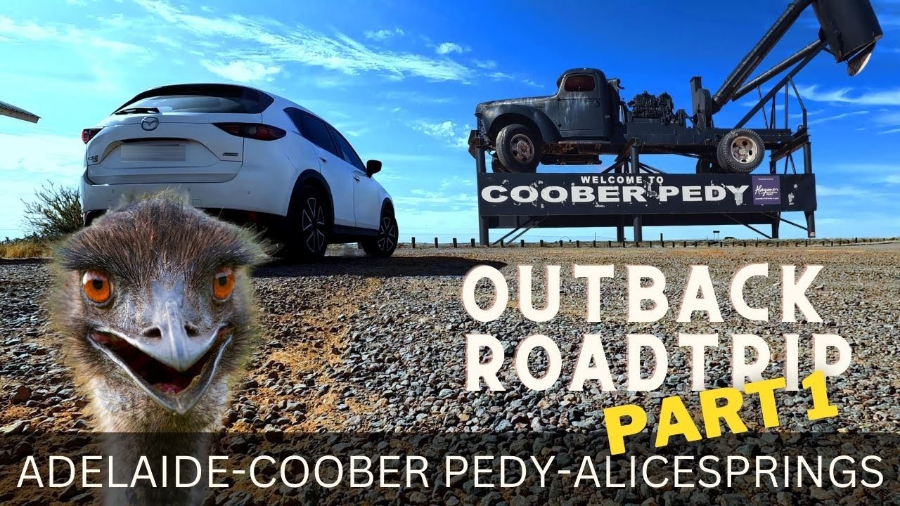 WAIT WHAT?! Aussie Outback is GREEN?? - ADELAIDE - COOBER PEDY - ALICE SPRINGS Roadtrip 4K