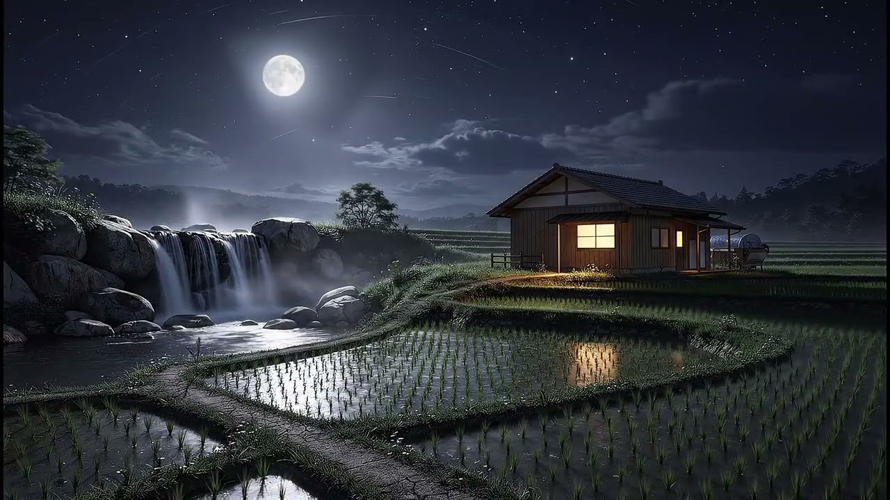Calming Night 🌑 Healing of Stress,Anxiety and Depressive States,Relaxing ,Nighttime Sleep Time 35