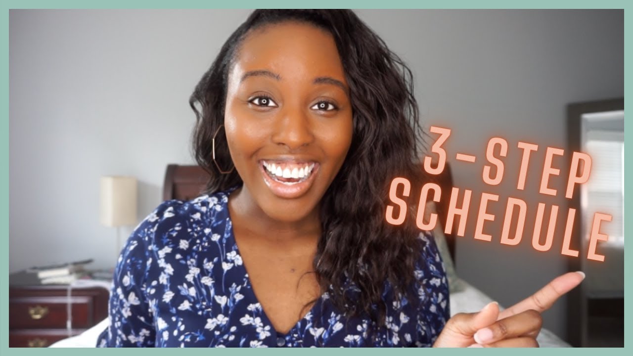 3-Step Productive Weekly Schedule | Grad School Tips