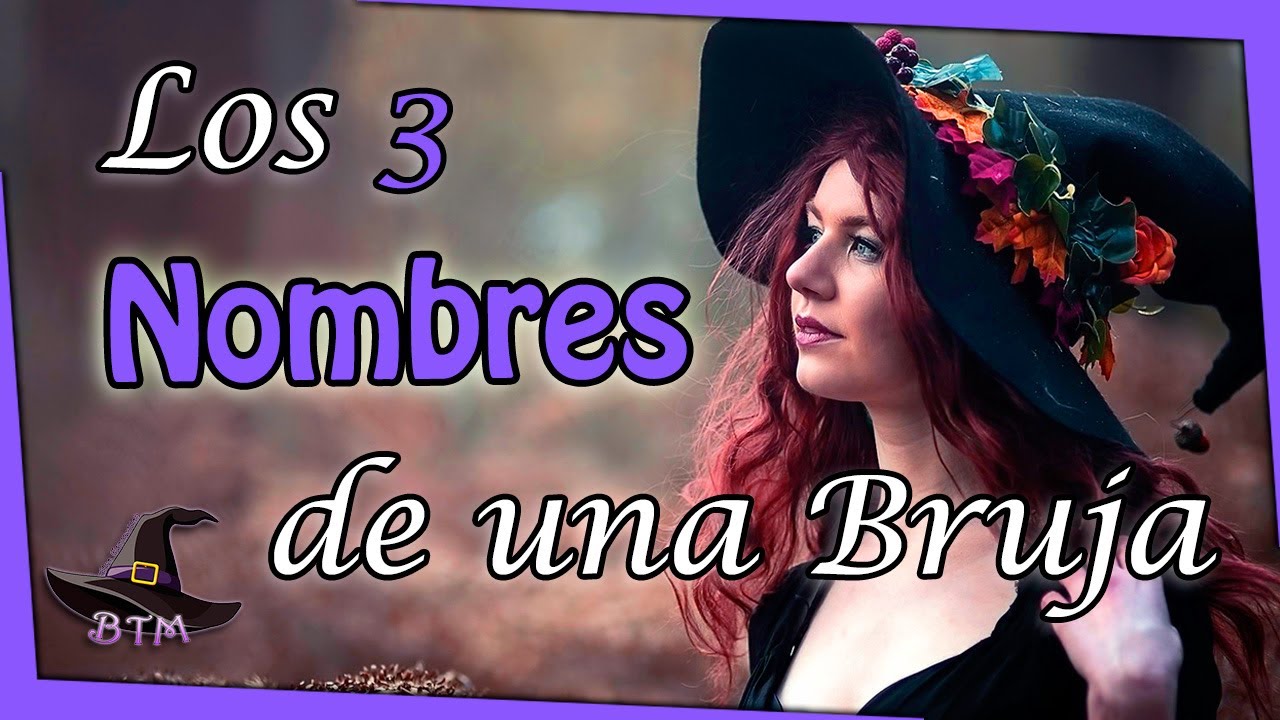 💡 Descubre tu NOMBRE de BRUJA MÁGICO | Los 3 nombres de una Bruja ✨CURSO de BRUJERÍA✨
