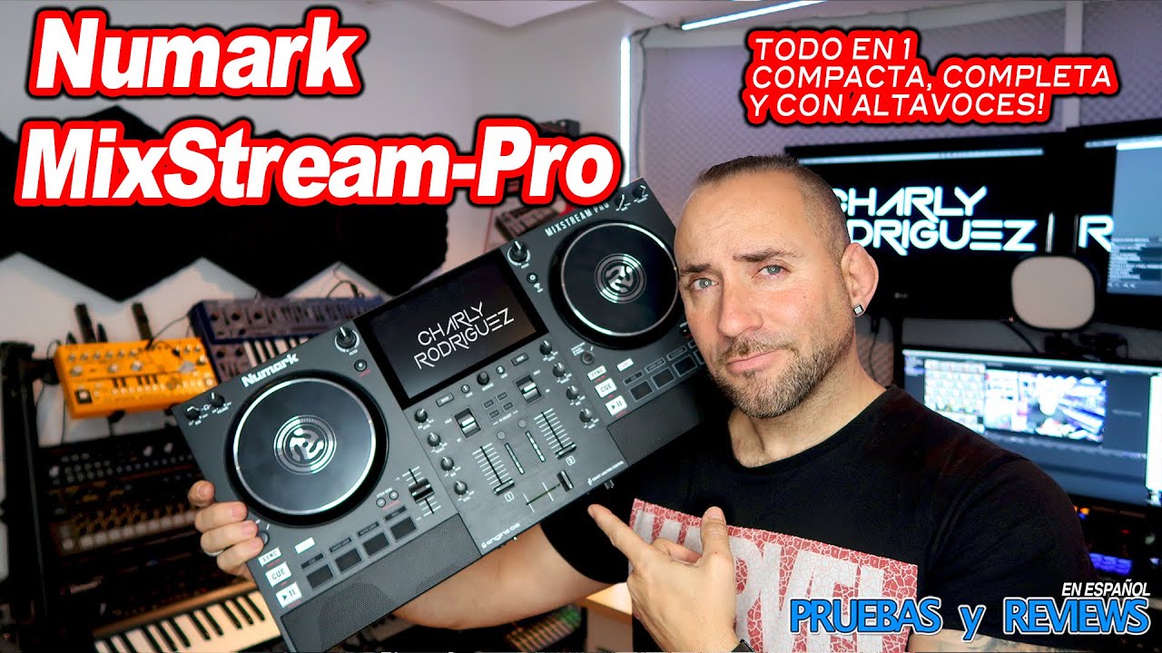 NUMARK MIXSTREAM-PRO una todo en 1 con 🔊Altavoces🔊😱😱 (Pruebas y Reviews) en Español