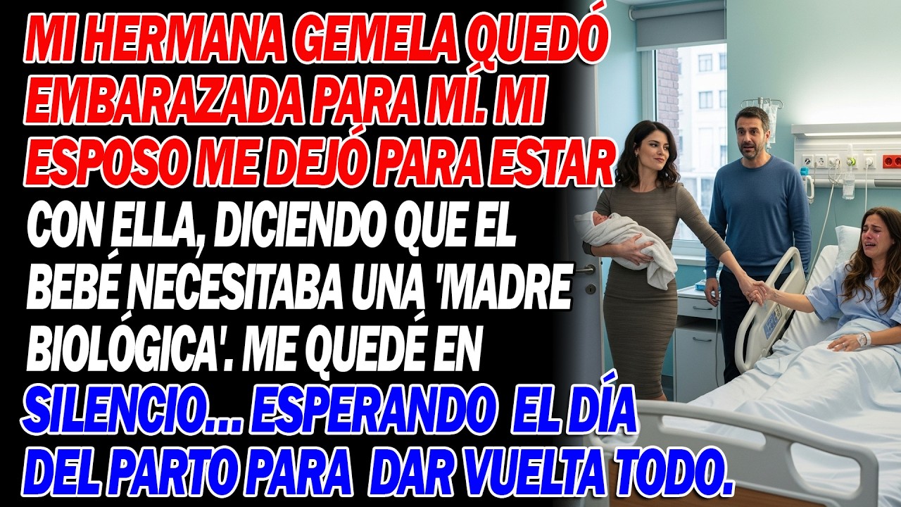 🔥Mi hermana gemela fue madre subrogada… y la decisión de mi esposo lo cambió todo😈