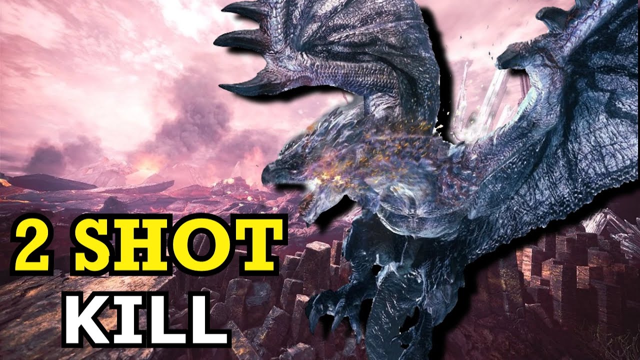 Silver Rathalos 2 SHOT KILL | MHW Iceborne