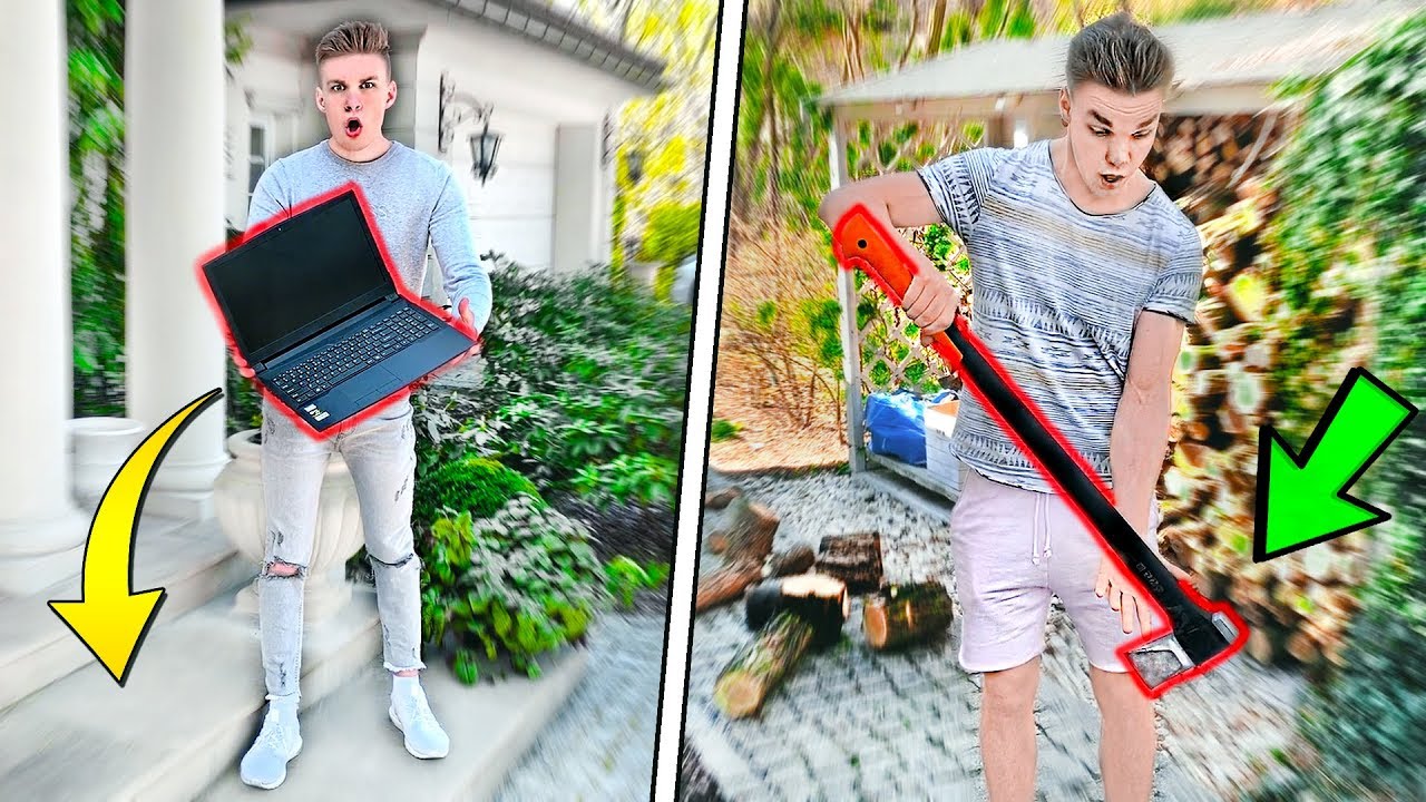 PUŚĆ CO TRZYMASZ W RĘKACH CHALLENGE z BRATEM!