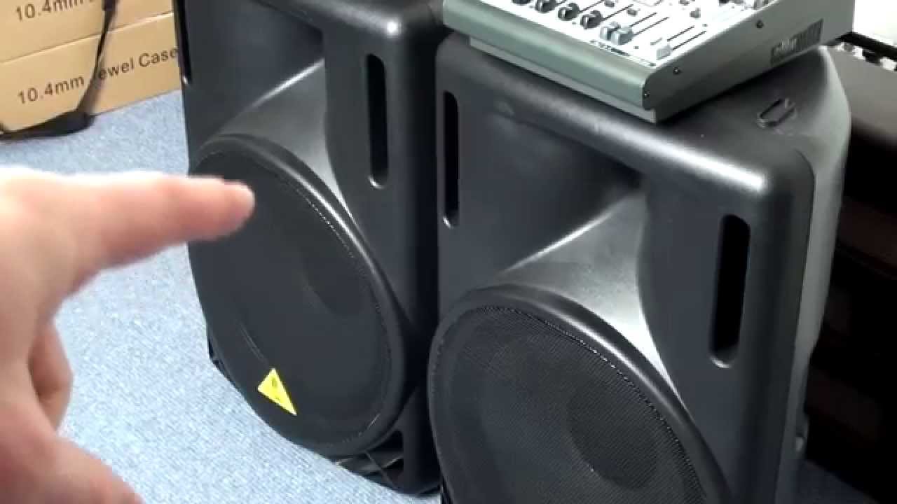 Behringer B215D, B215D Active Speaker & Behringer 1204FX  Mixer