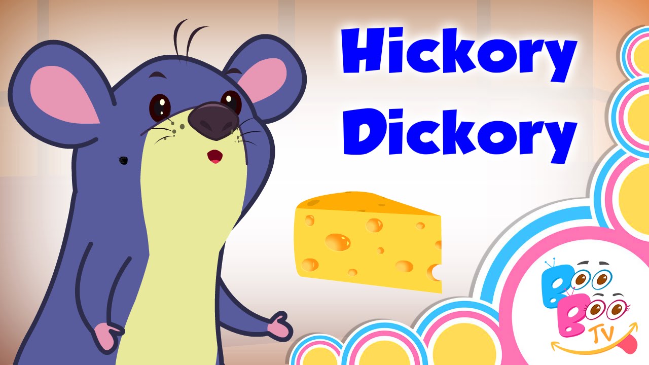 Hickory Dickory Dock With Lyrics - English Kids Nursery Rhyme - Video Song For Children by BooBooTv