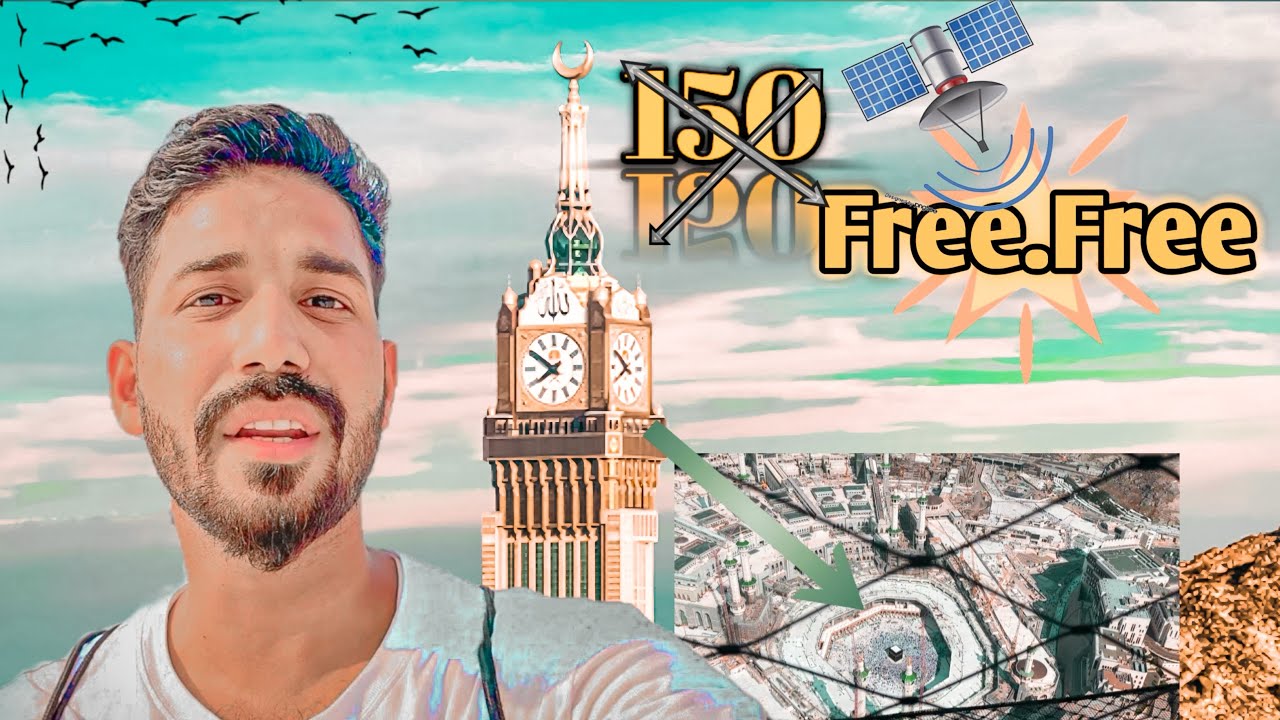 Makkah🕋Clock🕥Tower ke Upar⬆️Aap Bhi Jana Chahte Hi 🆓 Me:Abhi Free Offers Chal Raha Hai Video MeJane
