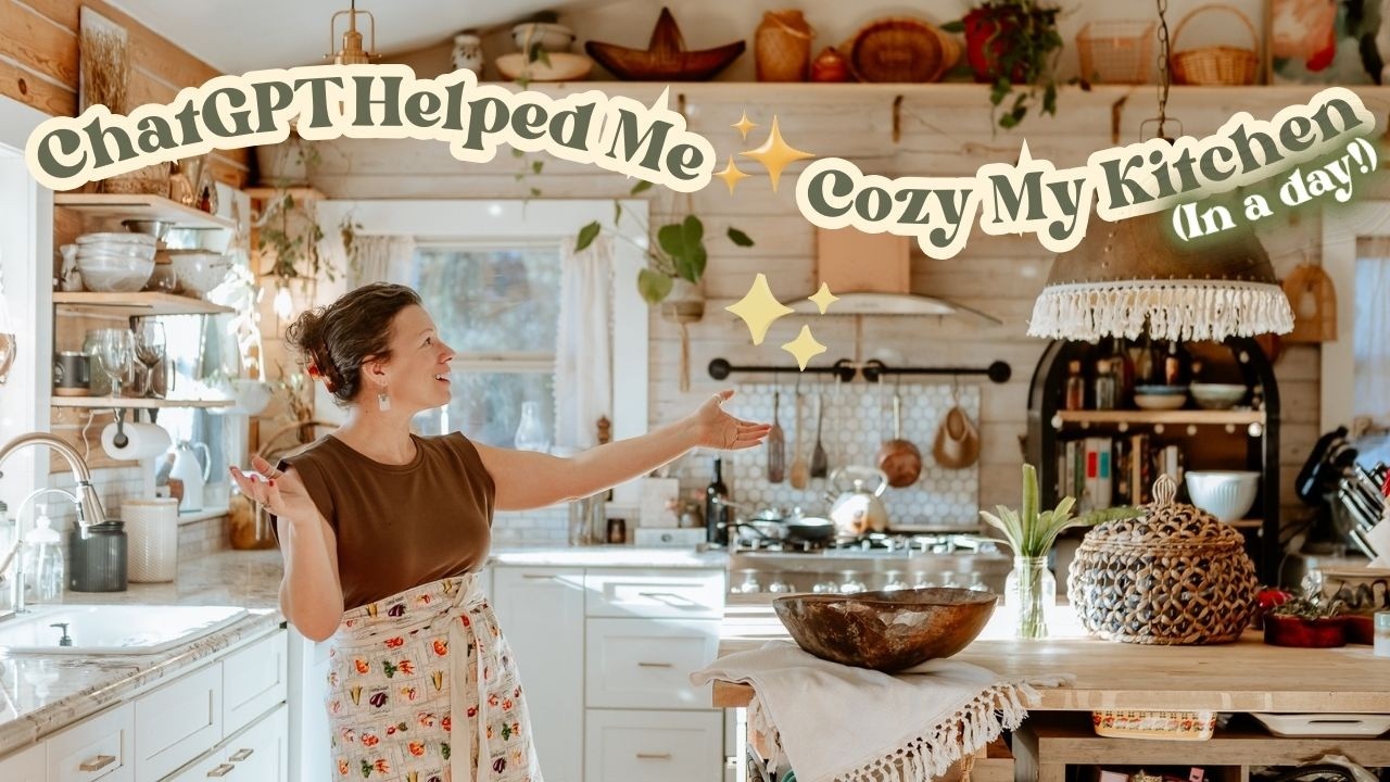 I Used ChatGPT to Design My Cozy Cottage Kitchen (Only $70!)