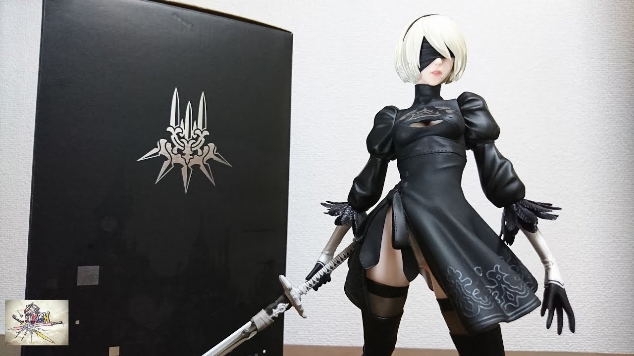 （でかい！超絶美人！大迫力の造形！）フレア NieR：Automata 2B(ヨルハ二号B型) 通常版 完成品フィギュア　レビュー