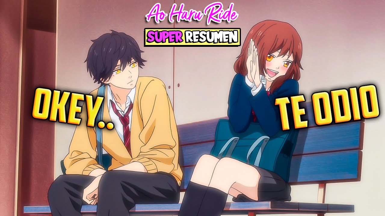 🧡Ella ODIA a LOS HOMBRES pero SE ENAMORÓ del MAS GUAPO del SALON🌵 AO HARU RIDE SUPER RESUMEN