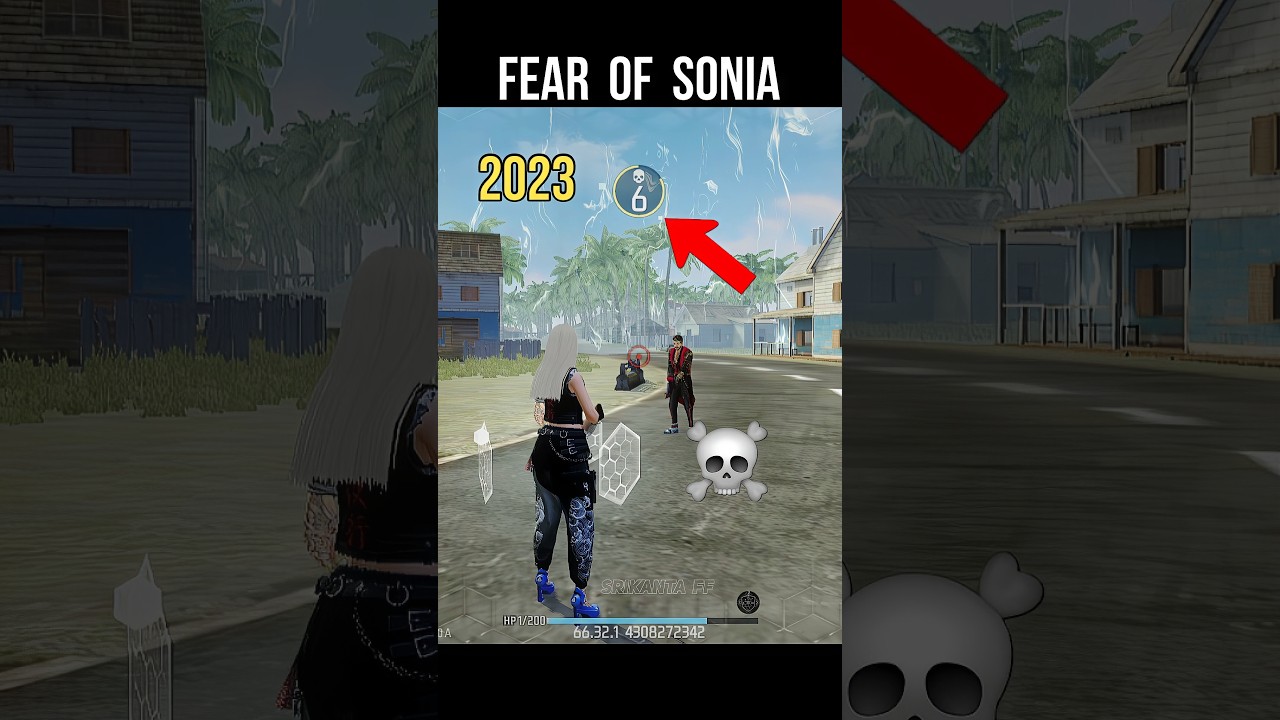 Fear Of Sonia Character 🔥 Free Fire Sonia Character Ability 2025 VS 2023 #srikantaff