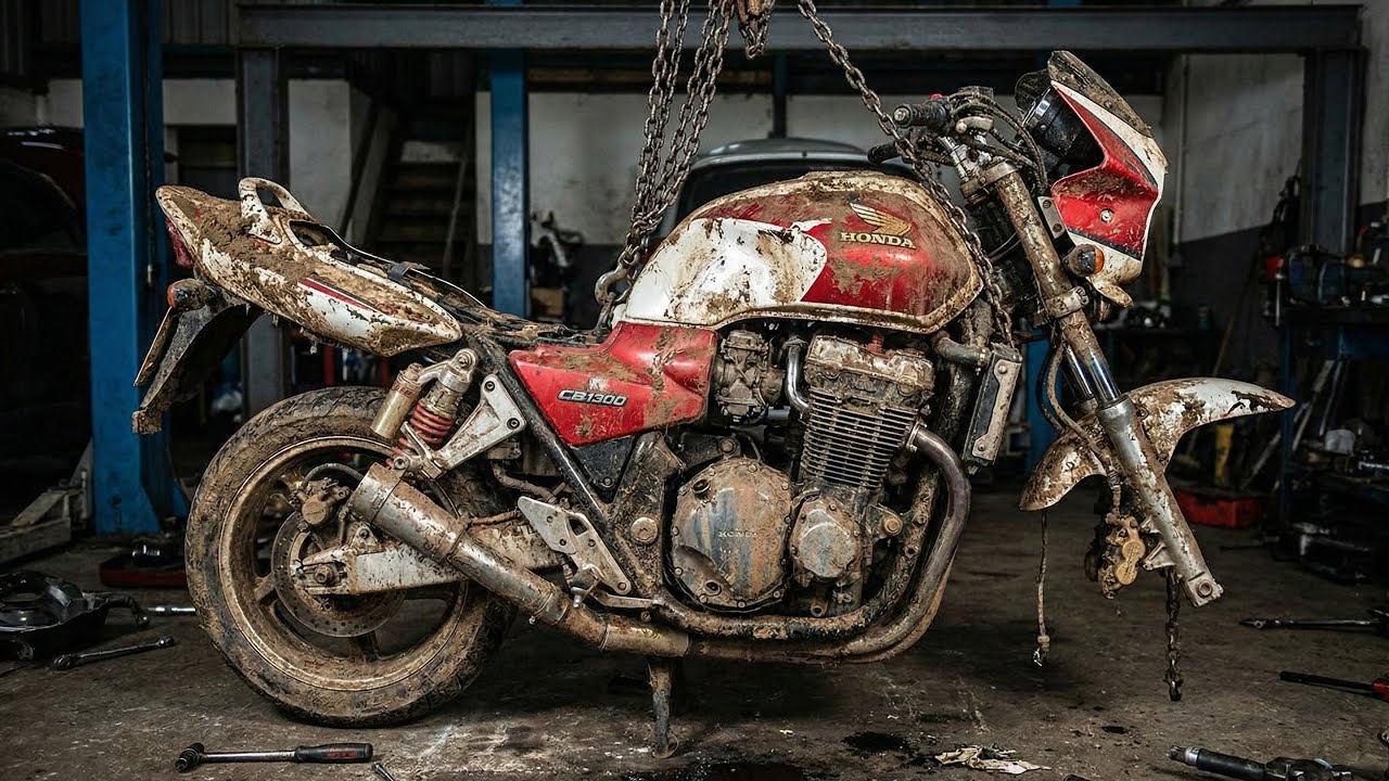 Full Restoration Honda CB1300 – From Rusted to Brand New!