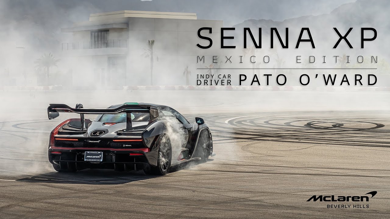 MCLAREN SENNA XP MEETS PATO O'WARD