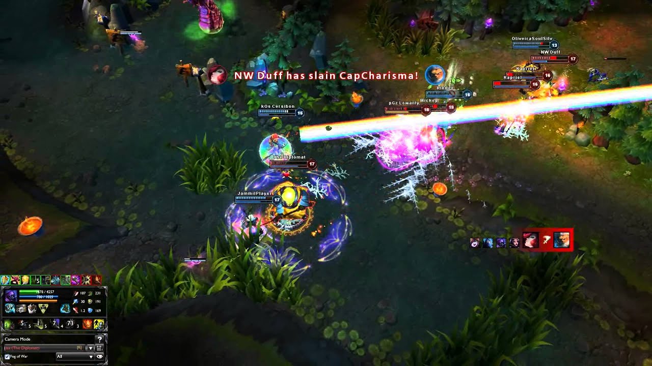 Angler Jax half HP vs Ezreal