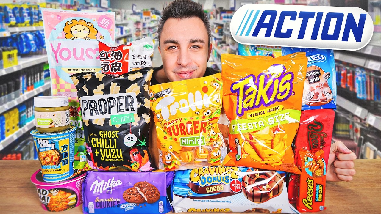 JE TESTE TOUTE LA NOURRITURE ACTION #3 (fast food, snack, chips..)