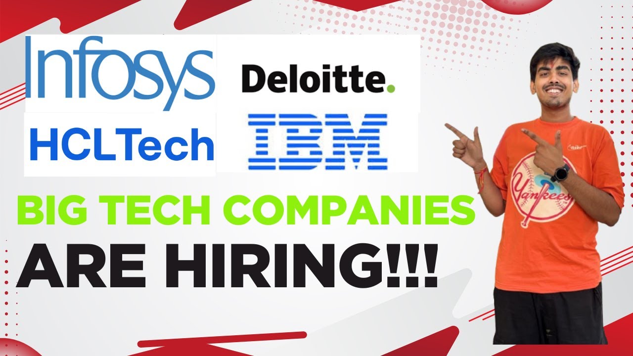 Infosys, Deloitte, Accenture, IBM, HCLTech, Cisco Hiring Freshers & Experienced | Intern + Full Time