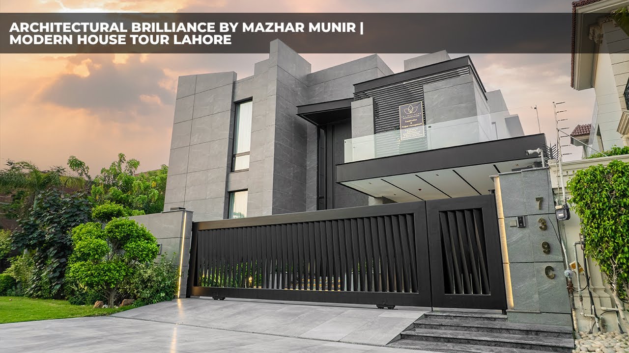 Architectural Brilliance by Mazhar Munir | Modern House Tour Lahore