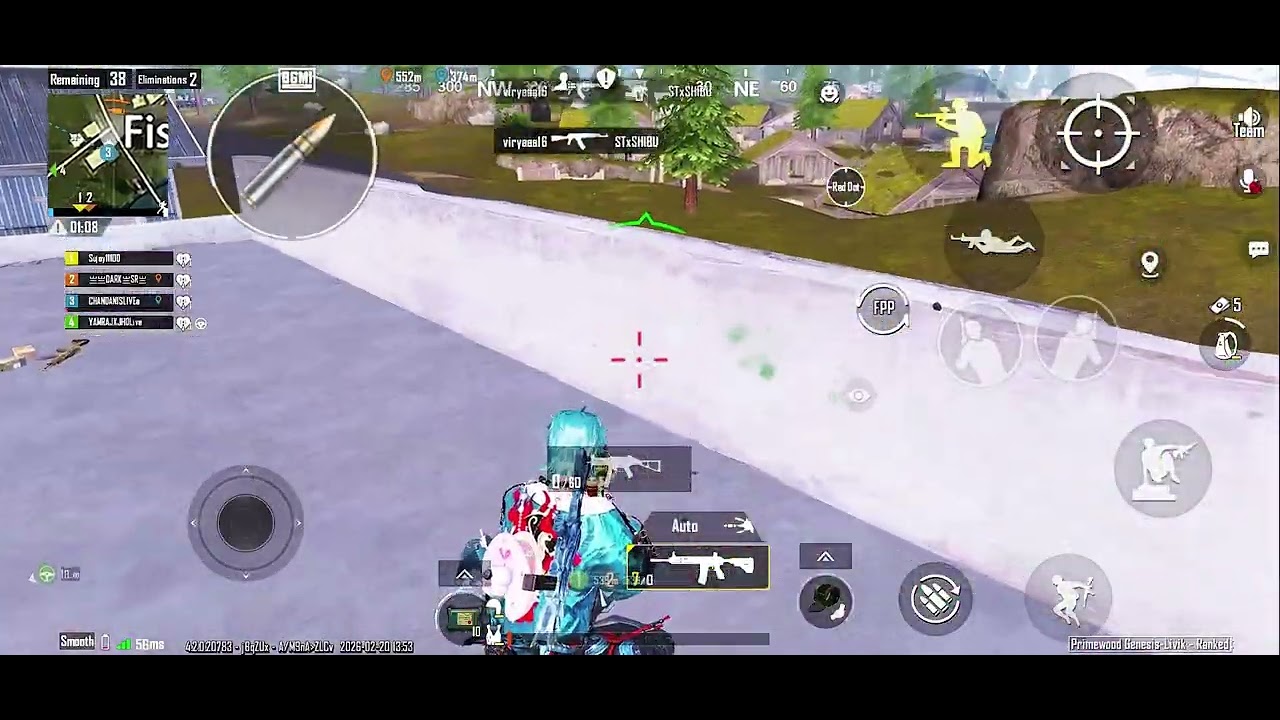 1v3 Clutch on iPhone 15 😱 Smooth 60 FPS BGMI 