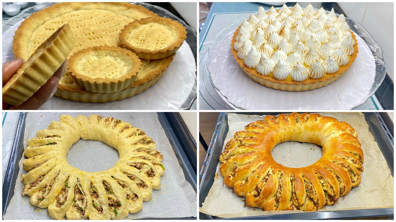 وصفات رمضانية سهله واقتصادية فطيرة باحجم عائلي مضاقها خطير 😉طورطة الليمون  بادون تعقيدات 😋😋