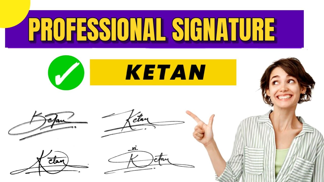 Ketan name signature | Ketan name signature style | How to sign the letter K? #signature