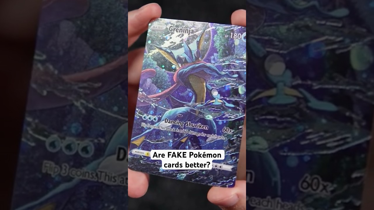 I FOUND the BEST fakes #greninja #pokemoncards