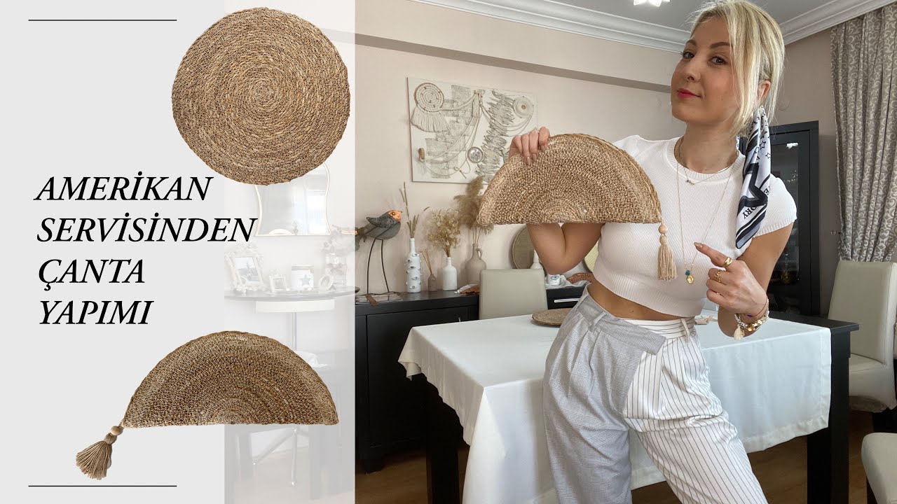 DİY ✂️ AMERİKAN SERVİSİNDEN ÇANTA YAPIMI