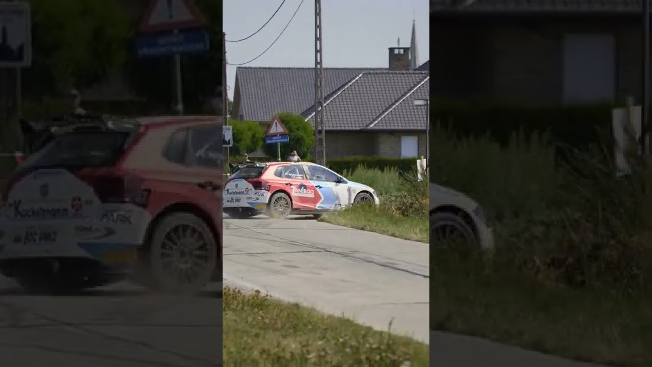 Vincent Verschueren testing before Ardeca Ypres rally ✌🏼 #shorts
